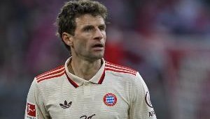 电竞世界杯-穆勒在欧冠淘汰赛已打进28球，其他德国球员最多只有9球